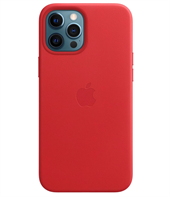 Læder-etui med MagSafe til iPhone 12/12 Pro – (PRODUCT)RED